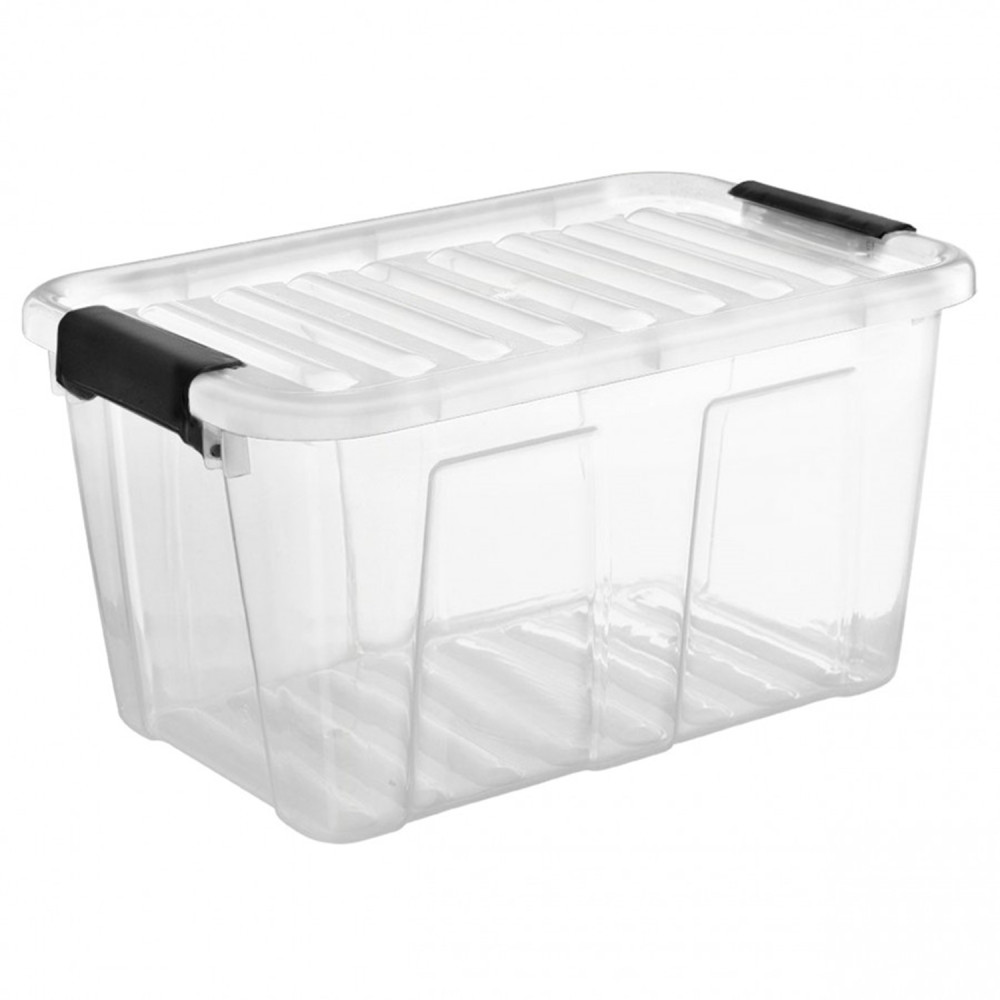 Behållare med lock Plast Team Home Box 30L