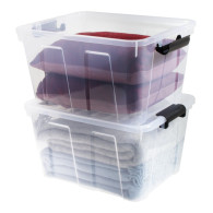 Behållare med lock Plast Team Home Box 30L