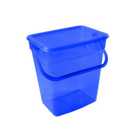 Behållare för pulver Plast Team 10L transparent blå