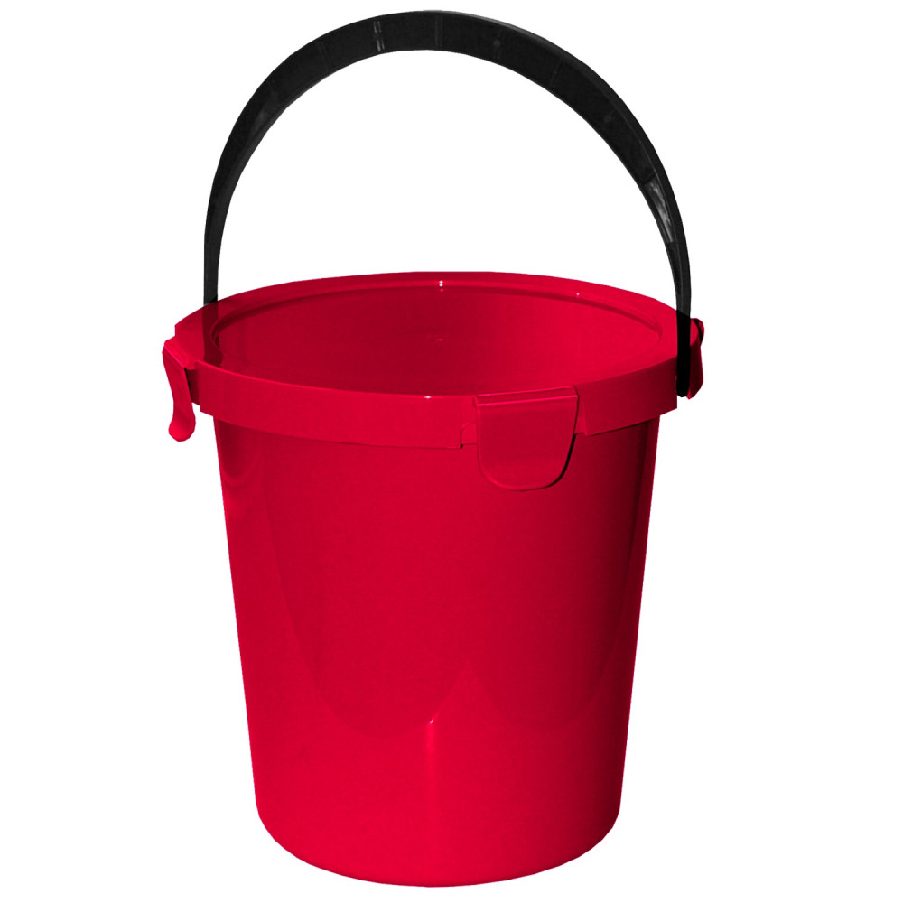 Hink med lock Plast Team Berry 5L röd Hink med lock Plast Team Berry 5L röd