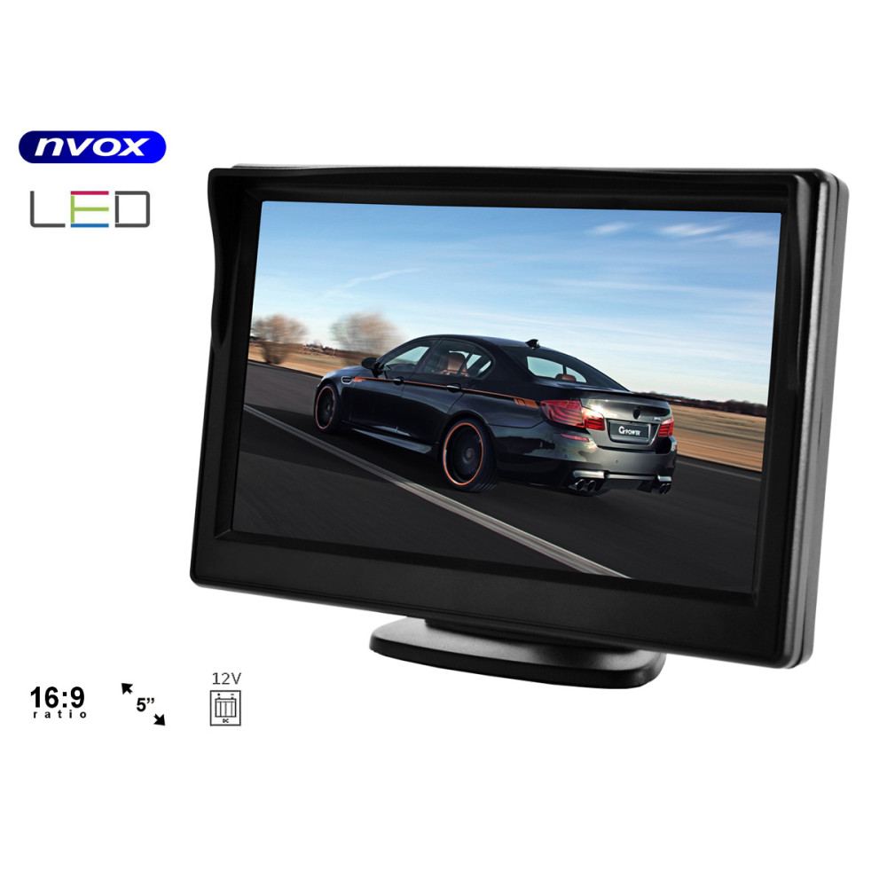 Monitor lcd 5cali av 12v