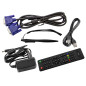 Pełna HD LED 12-tums pekskärm med VGA och HDMI-ingångar.