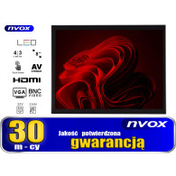 Monitor dotykowy open frame led 8cali vga hdmi av bnc 12v 230v