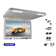 Monitor podwieszany podsufitowy lcd 17cali cali led ir fm usb sd