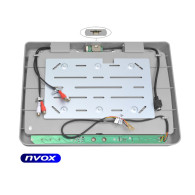 Hängande takmonterad 17-tums LCD LED IR FM USB SD-monitor.