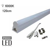 LED-linjärlysrör T5 120cm 18w kallvit 6000k ytlampa integrerad med armatur