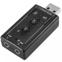 AK103B Ljudkort virtuell 7.1-kanals USB