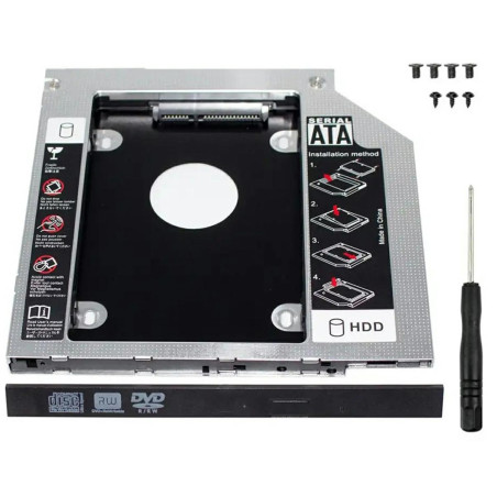 AK184A Ficka 2,5 hdd 12,7mm sata ssd