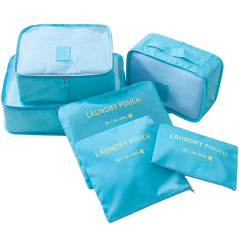 BQ28F Reseorganisatör 6 st blå