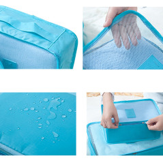 BQ28F Reseorganisatör 6 st blå