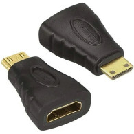 HD27-adapter HDMI mini HDMI guld