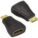 HD27-adapter HDMI mini HDMI guld