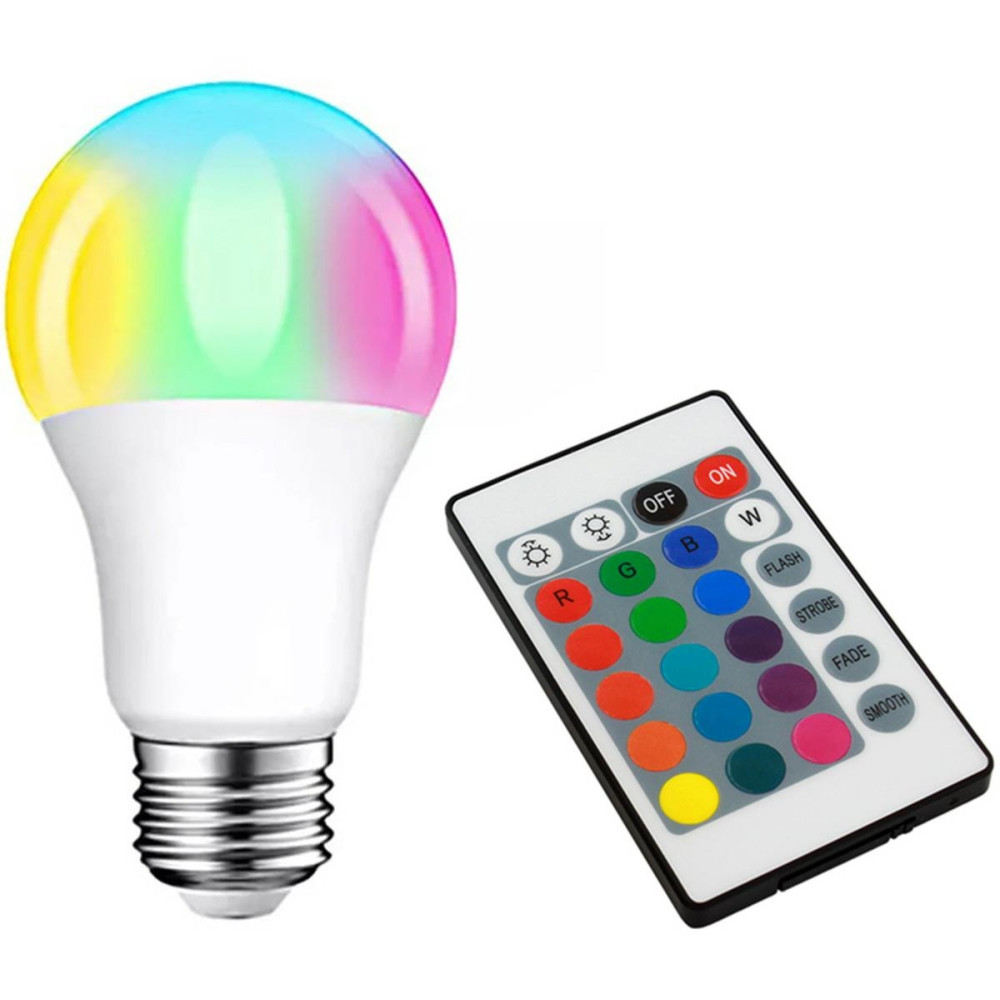 ZD7C Żarówka led rgb pilot e27 3w