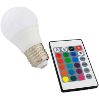 ZD7C Żarówka led rgb pilot e27 3w