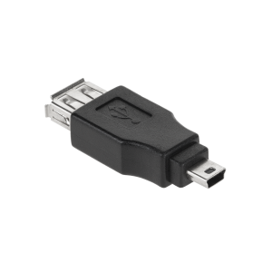 Kontakt mini-USB 5-stift/hona USB typ A