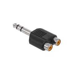 Kontaktdon Jack 6.3 ST.-2xGN.RCA