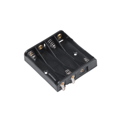 Batterifack för 4 st platta AA-batterier