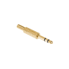 Kontakt Jack 6.3 stereo guld