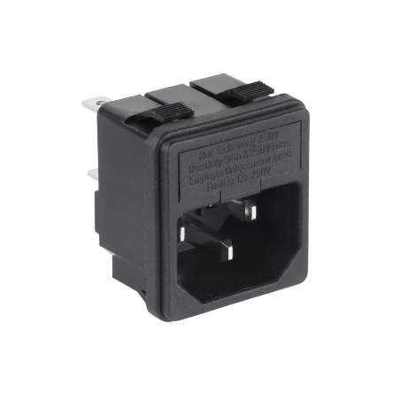 AC 3PIN-kontakt datorchassi+skydd.