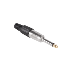 Kontakt Jack 6,3 mono HQ svart