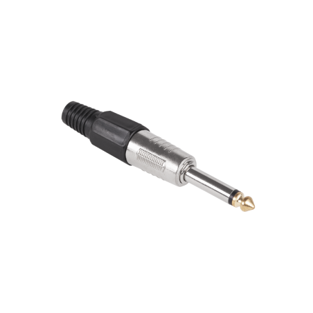 Kontakt Jack 6,3 mono HQ svart