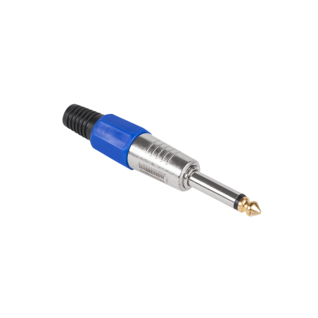 Kontakt Jack 6,3 mono HQ blå