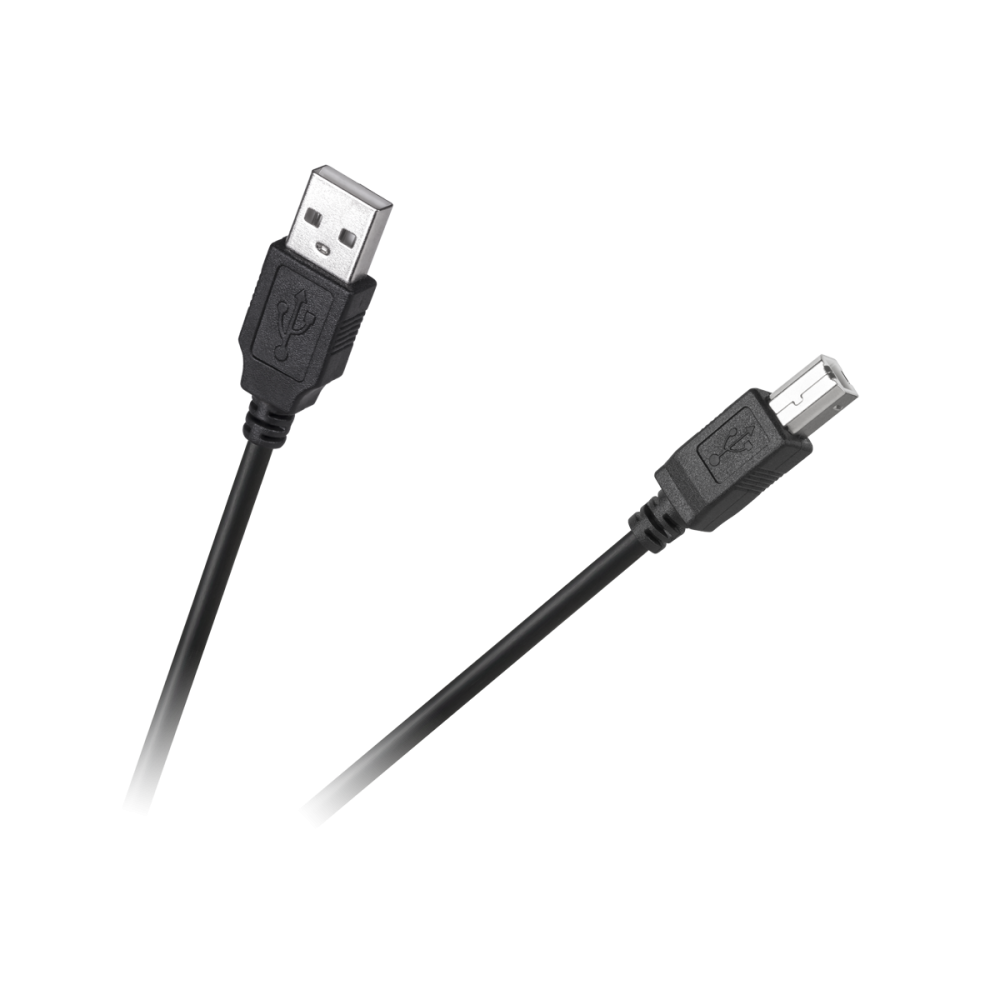 USB-kabel dator-skrivare 1,8m svart USB-kabel dator-skrivare 1,8m svart