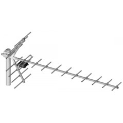 TV-riktantenn 21-60 'Yaga' 19 element utan balun Tamiza