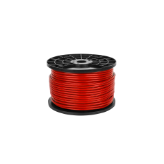 Stereo mikrofonkabel 6 mm röd