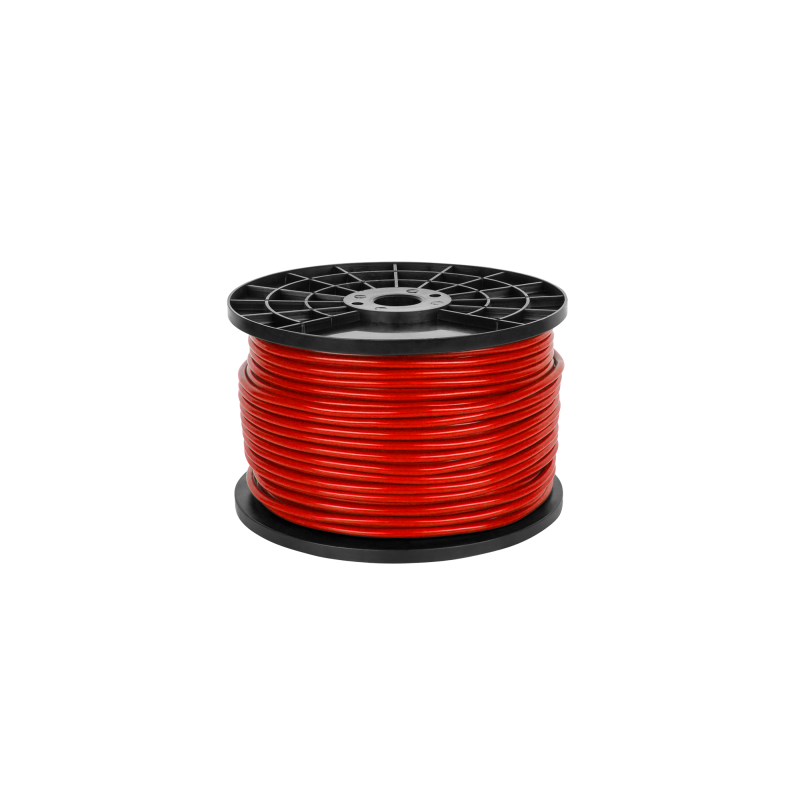 Stereo mikrofonkabel 6 mm röd