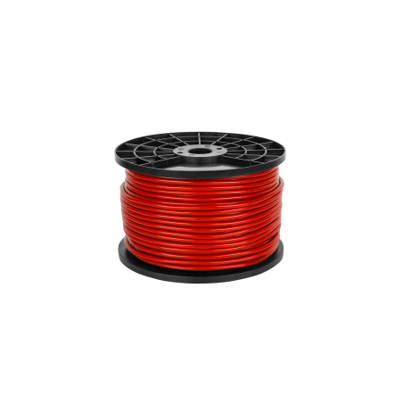 Stereo mikrofonkabel 6 mm röd