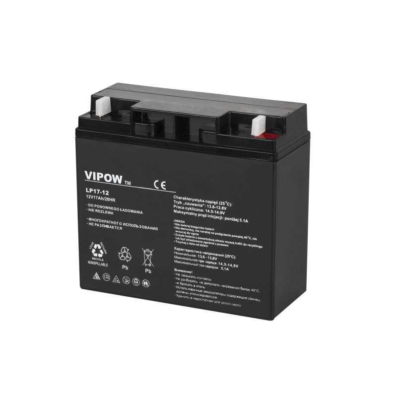 Gelbatteri VIPOW 12V 17.0Ah