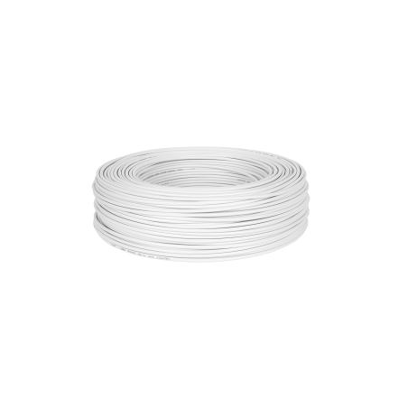 Koaxialkabel R-TV RG-59 200m/rulle vit