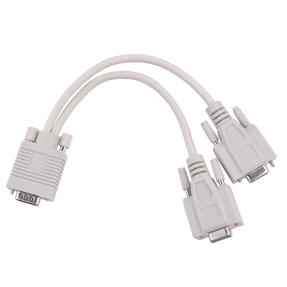 Adapter VGA (15pin męski) -2x (15pin żeński) Adapter VGA (15pin męski) -2x (15pin żeński)