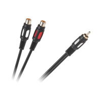 Kabel 1RCA-2 gniazda RCA  25cm