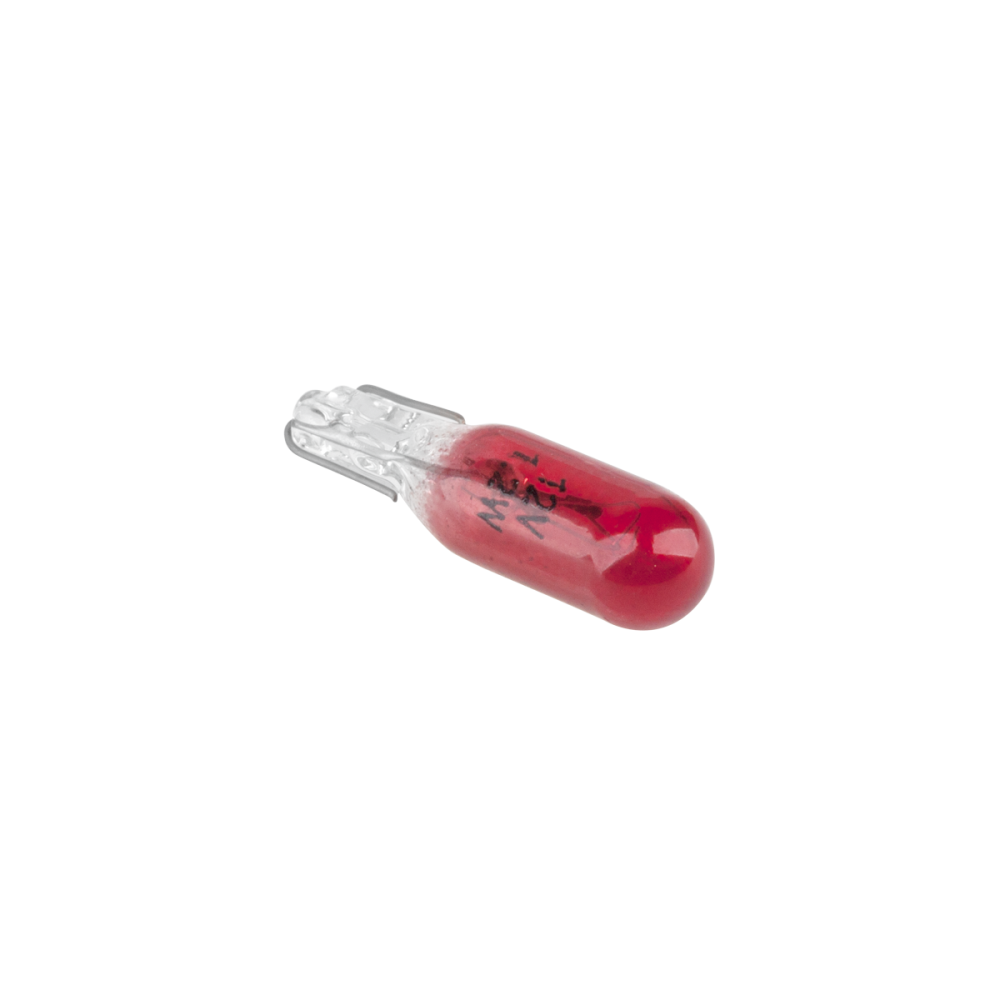Bilampa 12V 1,2W (W1,2W) röd