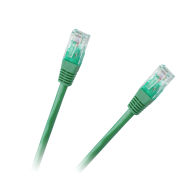 Patchkabel UTP 8c kontakt-kontakt 1,0m CCA grön