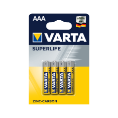 Batteri VARTA R03 SUPERLIFE 4st/fp. | HandlaSmidigt.se