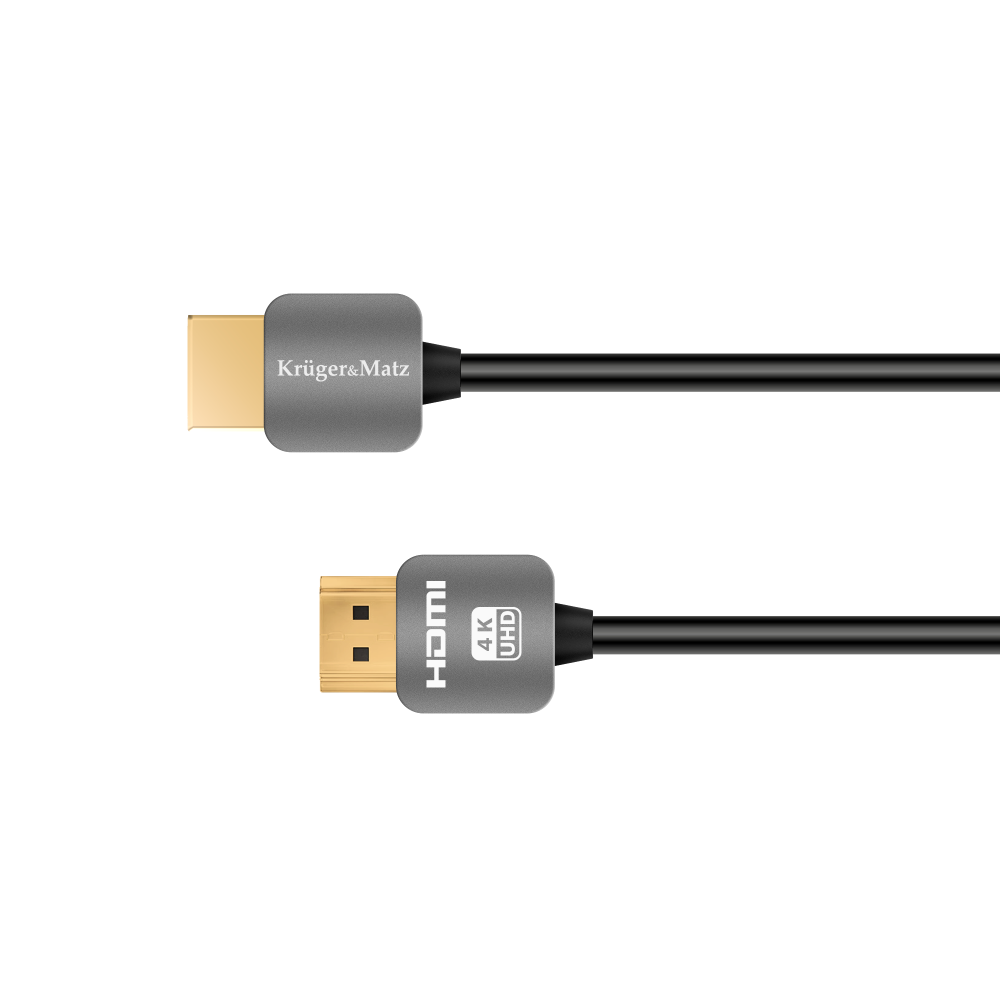 HDMI-kabel - HDMI-kontakt till kontakt (A-A) 3,0 m Kruger&Matz 4K
