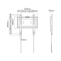 Universell väggfäste för LED TV (23-42 tum) LP42-22F