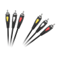 Kabel 3RCA-3RCA 1,8m Cabletech Eco-Line