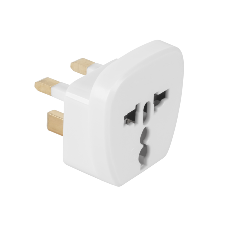 AC-anslutningskontakt UK-universal hane (QZ36-1)