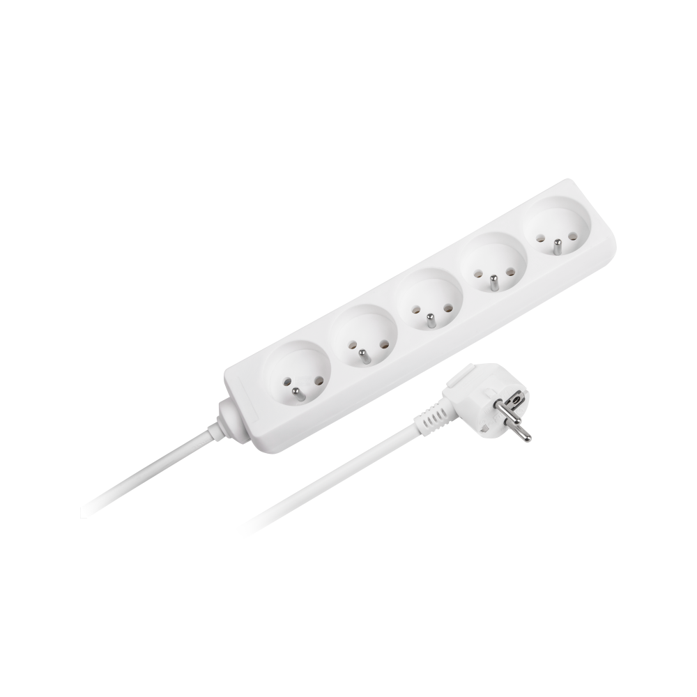 Nätadapter Rebel med 5 uttag, utan strömbrytare, 3m (1,5mm) Nätadapter Rebel med 5 uttag, utan strömbrytare, 3m (1,5mm)