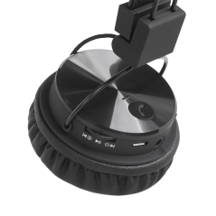 Trådlösa hörlurar Kruger&Matz modell Wave BT, svart färg