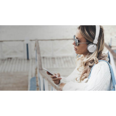 Trådlösa hörlurar Kruger&Matz modell Wave BT, svart färg