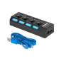 USB 3.0 4-portars Rebel hub