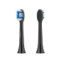 Huvuden till TEESA SONIC BLACK hårda tandborste komplett