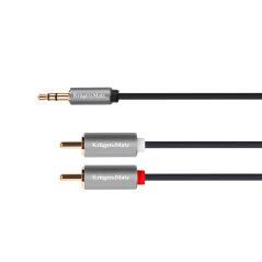 Kabel jack 3,5 mm stereo - 2RCA 3m Kruger&Matz Basic

Let me know if you need help with anything else!