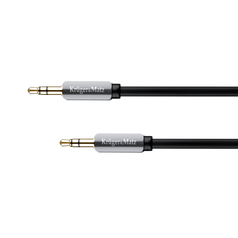 Kabel rakt kontakt - rakt kontakt jack 3.5 stereo 1.0m Kruger&Matz