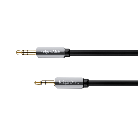 Kabel rakt kontakt - rakt kontakt jack 3.5 stereo 1.0m Kruger&Matz